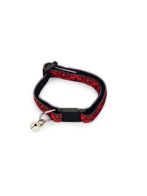 Beeztees Yavru Kedi Boyun Tasması, Zilli, Kırmızı, 16-23cm