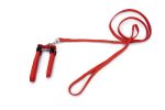 Beeztees Kedi Göğüs Tasması ve Gezdirme Kayışı, 130cm, Kırmızı - Görsel 3