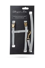 Beeztees DBL Kedi Göğüs Tasması ve Gezdirme Kayışı, 130cm, Mint, 27-45cm - Görsel 2