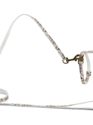 Beeztees DBL Kedi Göğüs Tasması ve Gezdirme Kayışı, 130cm, Bej, 27-45cm