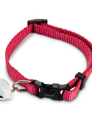 Beeztees Kedi Boyun Tasması, Zilli, Pembe, 20-30cm