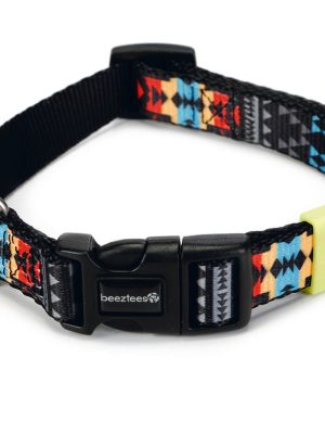 Beeztees Köpek Boyun Tasması, Renkli Desenli, 35-50cm, 20mm