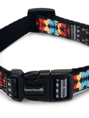 Beeztees Köpek Boyun Tasması, Renkli Desenli, 48-70cm, 25mm