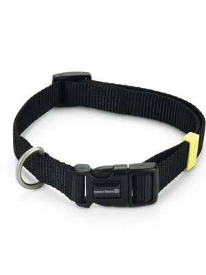 Beeztees Köpek Boyun Tasması, Siyah, 35-50cm, 20mm