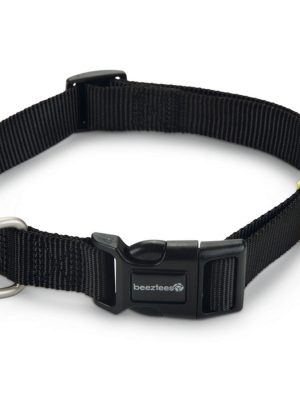 Beeztees Köpek Boyun Tasması, Siyah, 48-70cm, 25mm