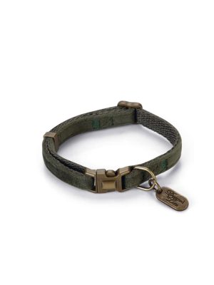 Beeztees DBL Köpek Tasması, Kadife, Nefti, 20-30cm, 10mm