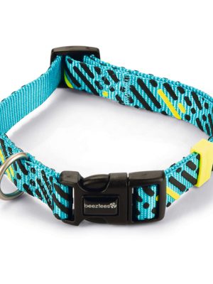 Beeztees Köpek Tasması, Turkuaz, 35-50cm, 20mm