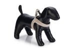 Beeztees DBL Köpek Göğüs Tasması, Velur, Gri, S, 20mm x 52cm
