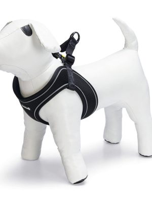 Beeztees Köpek Göğüs Tasması, Neopren, Siyah, M, 41-46cm