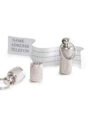 Beeztees Köpek Boyun Tasması İçin Kimlik Tüpü, 21x8x8mm