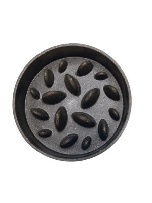 Beeztees DBL Köpek Yavaş Besleme Mama Kabı, Bambu, Antrasit, 17cm, 800ml