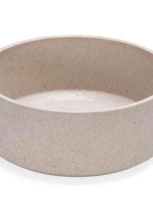 Beeztees DBL Köpek Mama Su Kabı, Bambu, Bej, 17cm, 800ml