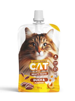 EuroGold Cat Et Ezmesi Ördek-Balkabağı 100 Gr