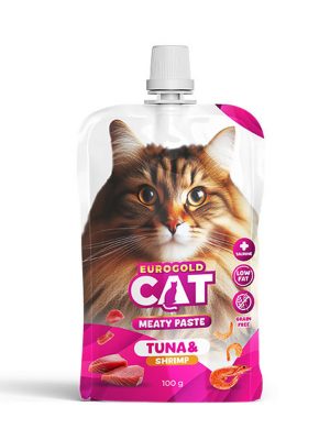 EuroGold Cat Et Ezmesi Ton Balığı-Karides 100 Gr