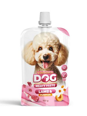 EuroGold Dog Et Ezmesi Kuzu-Balkabağı 100 Gr