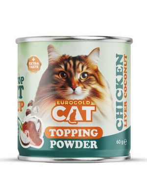 EuroGold Cat Topping Tavuk Ciğerli 60 Gr