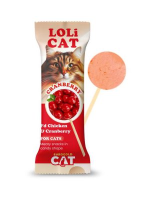 EuroGold Cat LoliCat FD Kedi Ödülü Kızılcıklı 1,5 Gr (15 li)