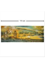 Kız Kulesi Eşarp Şal-Sarı - Görsel 3