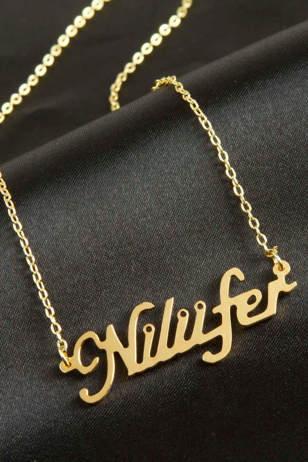 1200281_Nilufer-Isimli-Kolye-Kisiye-Ozel-33b7.jpg Nilüfer İsimli Kolye -Sarı - Görsel 1