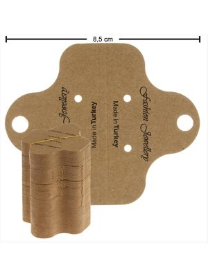 Kolye Ve Set Kolye Kartı-Kahverengi