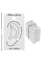 Kıkırdak Küpe Kartı-Beyaz