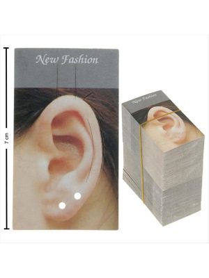 Kıkırdak Küpe Kartı-Gri