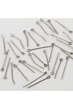 1,5 cm Halkalı Çivi 50 Gram-Antrasit - Görsel 2