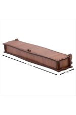 Ahşap Tesbih Kutusu-Açık Kahverengi - Görsel 3