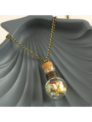 Fanus Canlı Kolye-Antik