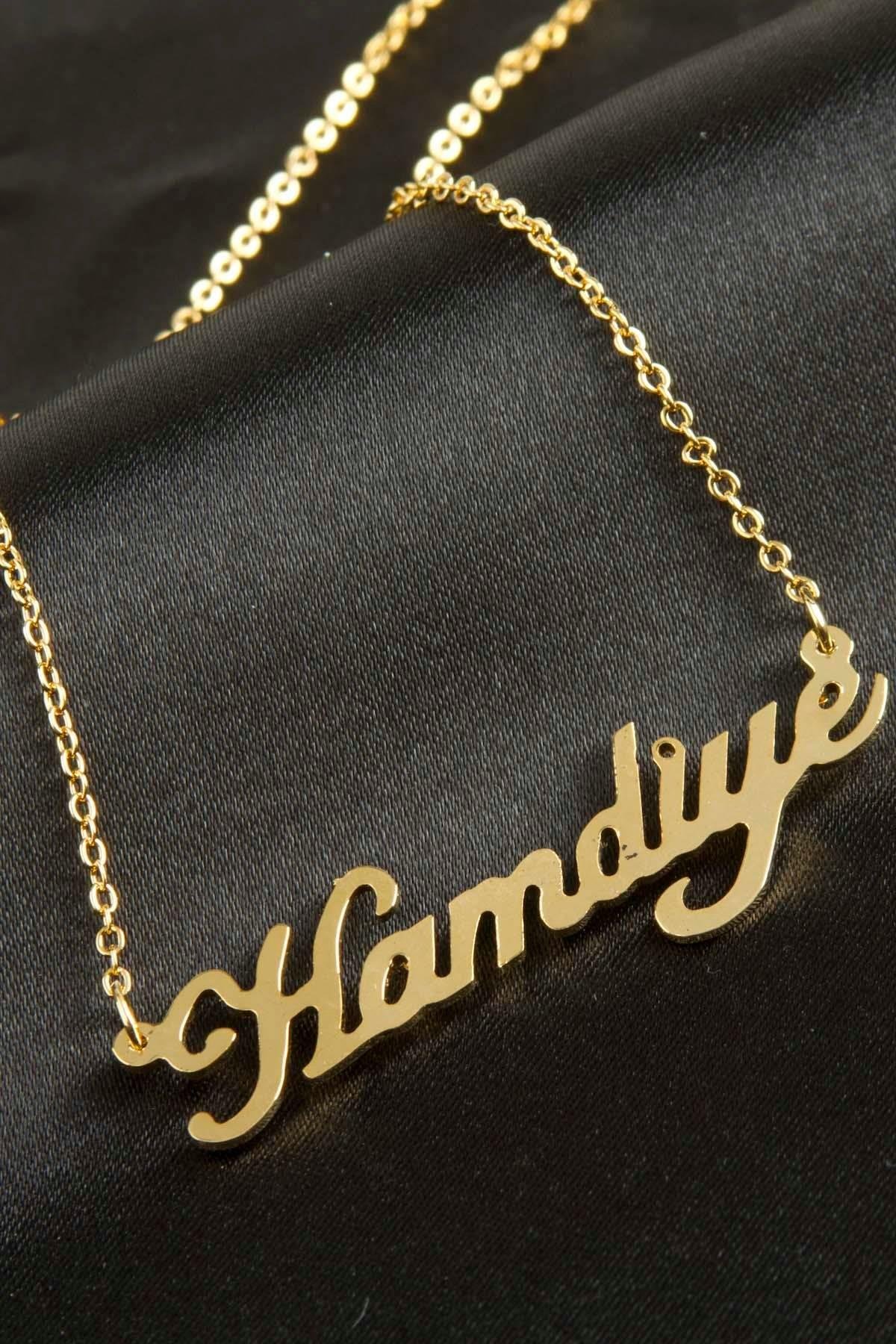 1200365_Hamdiye-Isimli-Kolye-Kisiye-Ozel-09c3.jpg Hamdiye İsimli Kolye -Sarı - Görsel 1