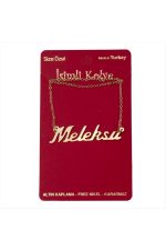 Meleksu İsimli Kolye -Sarı - Görsel 2