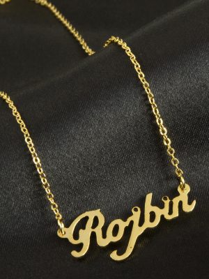 Rojbin İsimli Kolye -Sarı