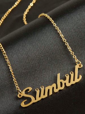 Sümbül İsimli Kolye -Sarı