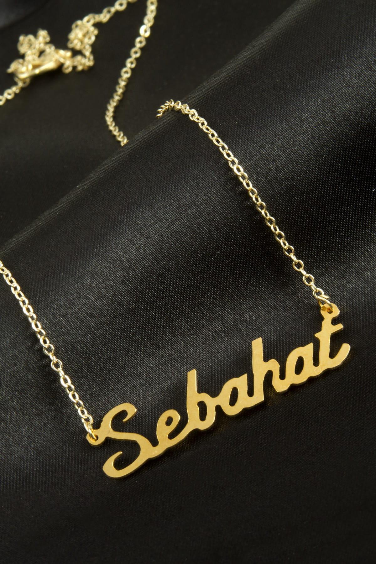 1200387_Sebahat-Isimli-Kolye-Kisiye-Ozel-3286.jpg Sebahat İsimli Kolye -Sarı - Görsel 1
