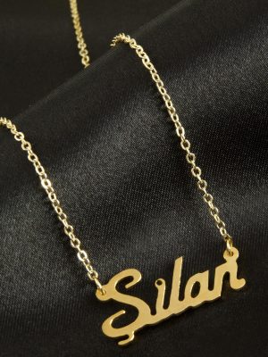 Şilan İsimli Kolye -Sarı