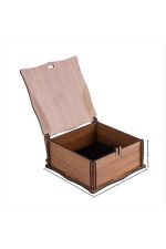 Ahşap Kelepçe Bileklik Kutusu-Kahverengi