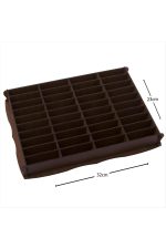 40lı Ahşap Bileklik Standı-Kahverengi - Görsel 4