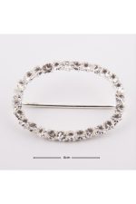 Taşlı Kemer Tokası-Gümüş Rengi - Görsel 2