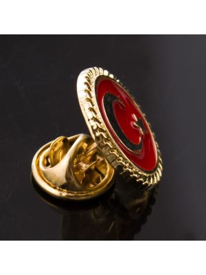 Ay Yıldız Yaka Rozet-Sarı