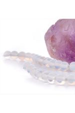 8 mm Opal Taşı Ay Taşı-Açık Mavi - Görsel 3