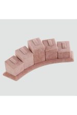 5li Anfora Kumaş Yüzük Standı-Açık Pembe - Görsel 3