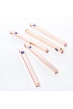 Nazar Boncuklu Kare Çubuk Aparat-Roz - Görsel 5