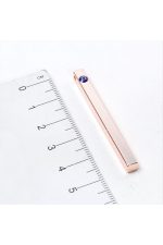 Nazar Boncuklu Kare Çubuk Aparat-Roz - Görsel 4