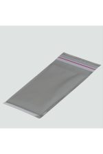 11X17 Metalize Hediye Poşetleri-Gümüş Rengi