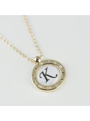 Seri Sonu Harfli Kolye-K