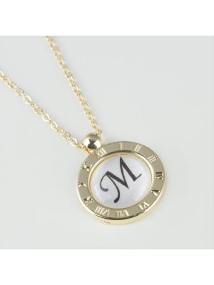 Seri Sonu Harfli Kolye-M