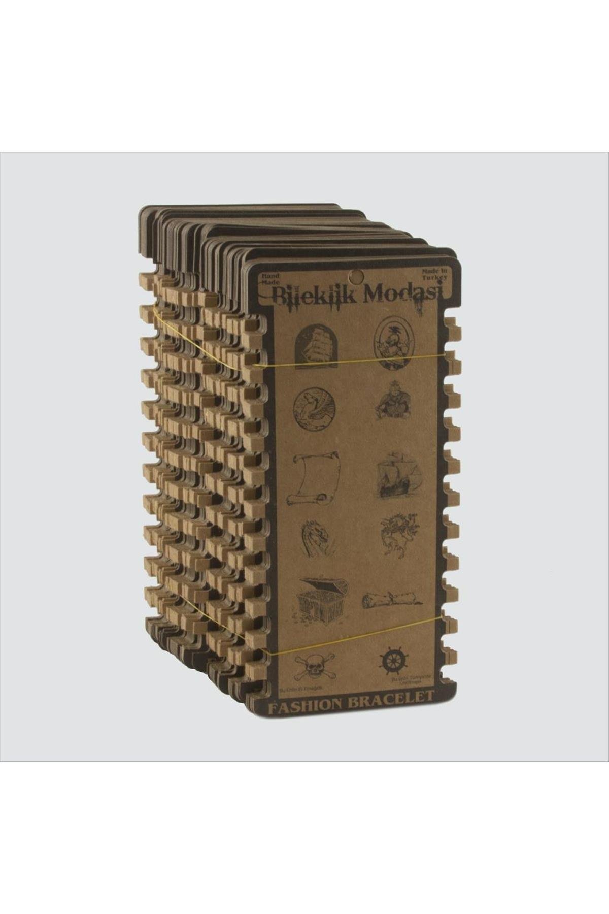 1200518_12li-Kraft-Bileklik-Karti-a8f1.jpg 12li Kraft Bileklik Kartı-Kahverengi - Görsel 3
