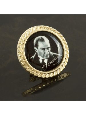 Atatürk Yaka Rozet-Gümüş Rengi