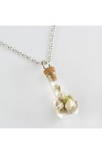 Fanus Canlı Kolye-Gümüş Rengi - Görsel 2