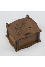 Seni Seviyorum Figürlü Ahşap Yüzük Kutusu-Kahverengi - Görsel 3